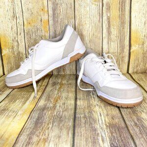 FUBU Streetwear Mens Half Court Sneakers White and Grey Size 12